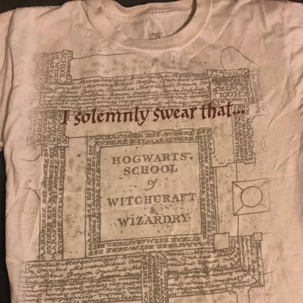 Harry Potter sunlight reactive t shirt